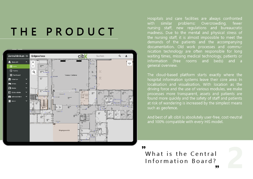 central information board - Präsentation Seite 4