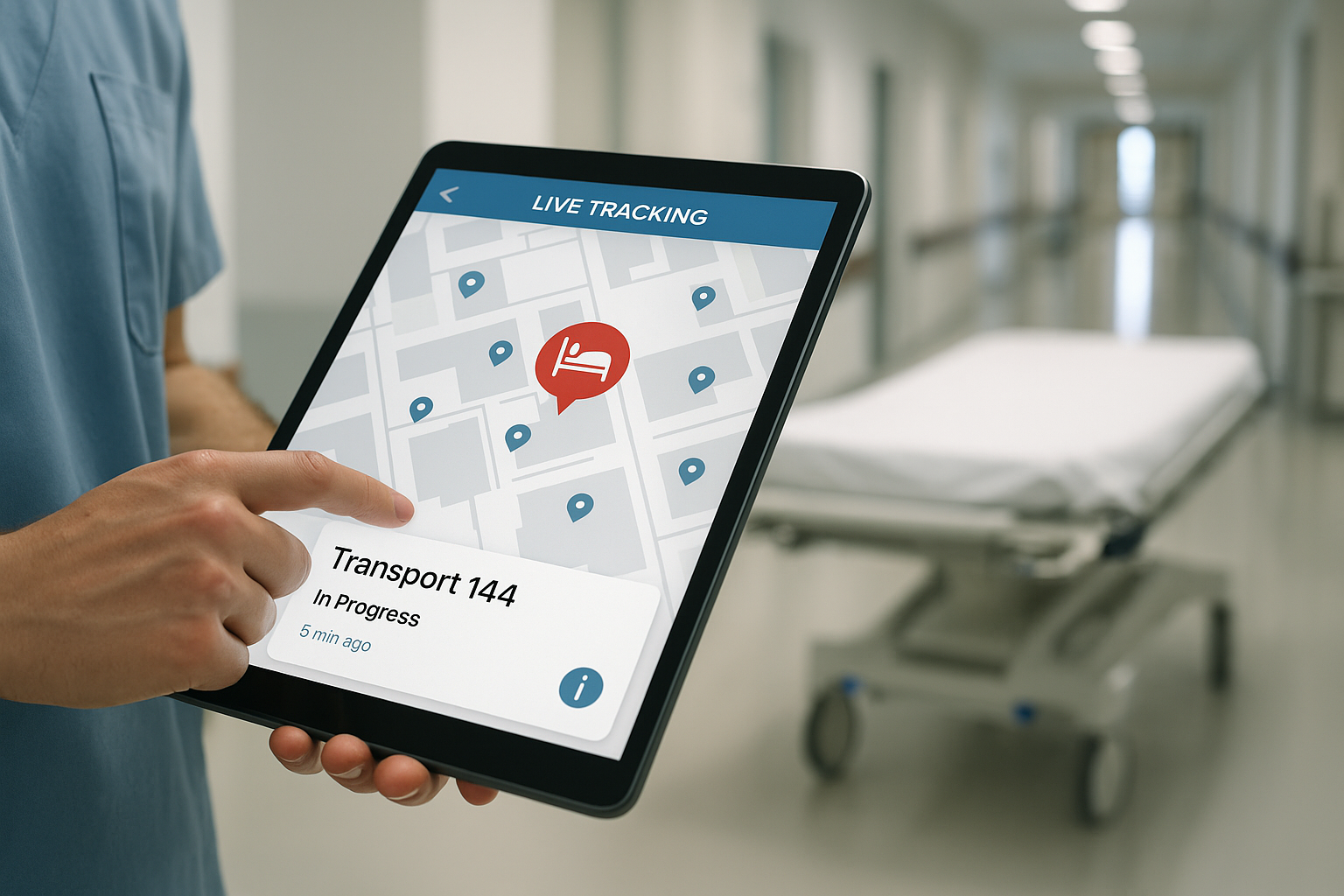 Echtzeitdaten: Transparente Prozesse für eine smarte Krankenhauslogistik