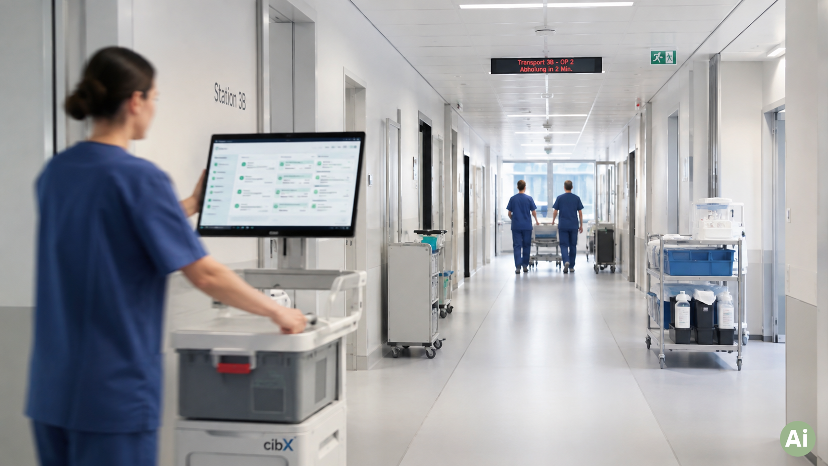 Automatisierung in der Kliniklogistik